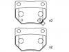 剎車片 Brake Pad Set:44060-04U86