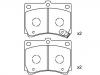 剎車片 Brake Pad Set:F1CZ-2001B