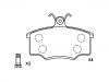 剎車(chē)片 Brake Pad Set:431 698 151 E