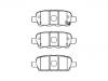 剎車(chē)片 Brake Pad Set:D4060-JA00A