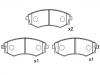 剎車(chē)片 Brake Pad Set:58101-17A00