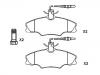 Brake Pad Set:4252.68